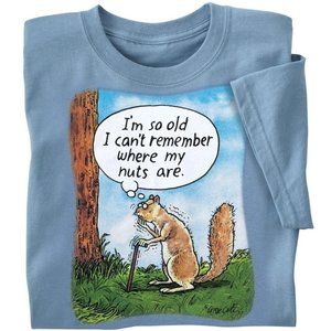 MEN'S FUNNY LIGHT BLUE NOVELTY TEE - XXL/2XL